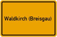 City Sign Waldkirch (Breisgau)