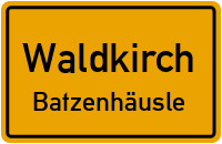Sonnhaldenweg in WaldkirchBatzenhäusle
