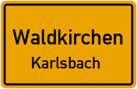 Straßen in Waldkirchen Karlsbach