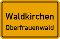 Straßen in Waldkirchen Oberfrauenwald