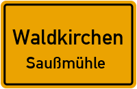 Straßen in Waldkirchen Saußmühle