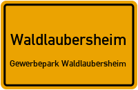 Vor der Pforte in WaldlaubersheimGewerbepark Waldlaubersheim