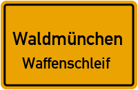 Schützenstraße - Sandgrubenweg in WaldmünchenWaffenschleif