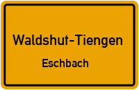 Ziegelhüttenstraße in Waldshut-TiengenEschbach