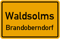 Schnurgasse in 35647 Waldsolms (Brandoberndorf)