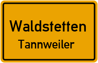 Weilergasse in WaldstettenTannweiler