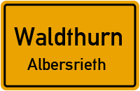 Straßen in Waldthurn Albersrieth