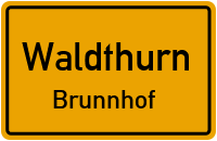 Straßen in Waldthurn Brunnhof