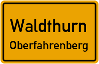 Straßen in Waldthurn Oberfahrenberg