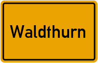 City Sign Waldthurn