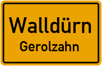 Schloßgartenstraße in WalldürnGerolzahn