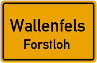 Straßen in Wallenfels Forstloh