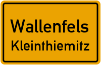 Straßen in Wallenfels Kleinthiemitz