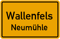 Straßen in Wallenfels Neumühle