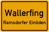 Straßenverzeichnis Wallerfing Ramsdorfer Einöden
