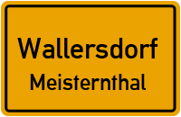 Straßenverzeichnis Wallersdorf Meisternthal