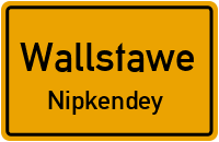 Dorfstraße in WallstaweNipkendey