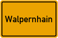 City Sign Walpernhain