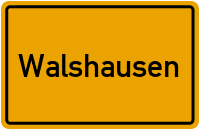 Kanalstraße in Walshausen