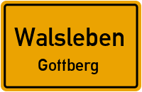 Dorfstraße in WalslebenGottberg