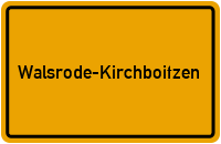 City Sign Walsrode-Kirchboitzen