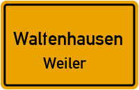 Dorfstraße in WaltenhausenWeiler