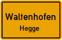 Am Holzplatz in WaltenhofenHegge