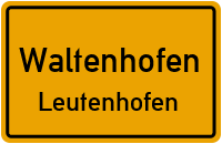 Straßen in Waltenhofen Leutenhofen