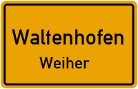 Rathausstraße in WaltenhofenWeiher
