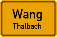 Fasanenweg in WangThalbach