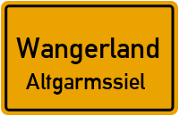 Altgarmssieler Straße in WangerlandAltgarmssiel