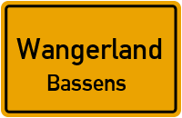 Straßenverzeichnis Wangerland Bassens