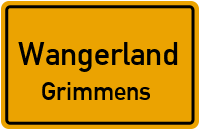 Grimmenser Straße in WangerlandGrimmens