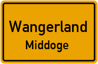 Straßenverzeichnis Wangerland Middoge