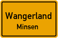 Kirchstraße in WangerlandMinsen