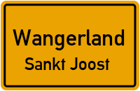 Popkenweg in WangerlandSankt Joost