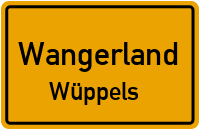 Straßenverzeichnis Wangerland Wüppels
