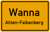 Straßenverzeichnis Wanna Ahlen-Falkenberg