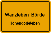 Niederndodeleber Straße in Wanzleben-BördeHohendodeleben
