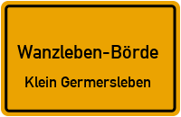 Straßenverzeichnis Wanzleben-Börde Klein Germersleben