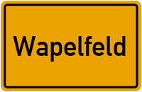 City Sign Wapelfeld