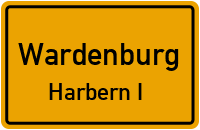Straßenverzeichnis Wardenburg Harbern I