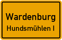 Straßenverzeichnis Wardenburg Hundsmühlen I