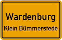 Straßenverzeichnis Wardenburg Klein Bümmerstede