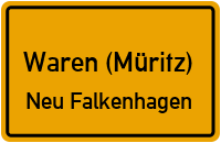 Birkenstraße in Waren (Müritz)Neu Falkenhagen