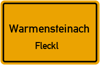 Straßenverzeichnis Warmensteinach Fleckl