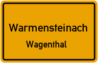Straßen in Warmensteinach Wagenthal