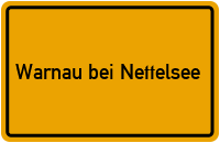 City Sign Warnau bei Nettelsee