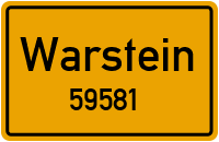 Straßen in 59581 Warstein