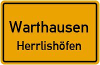 Straßen in Warthausen Herrlishöfen